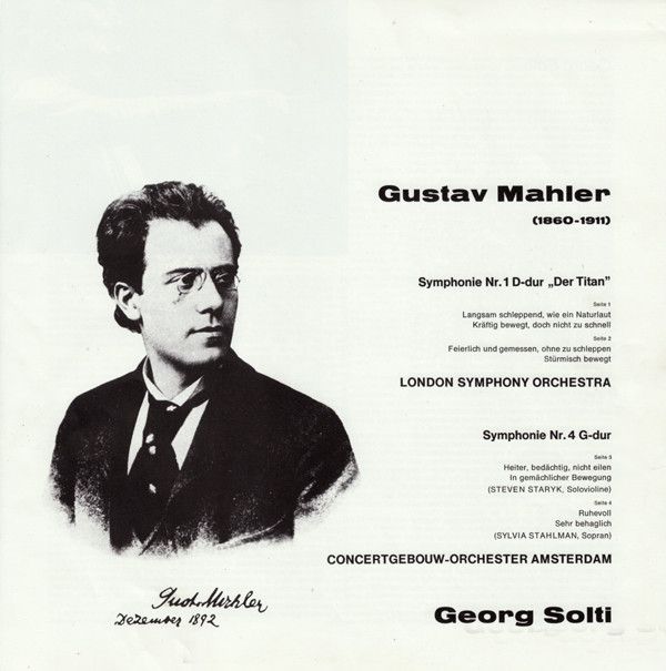DECCA DK 11511/1-2 - Gustav Mahler, Georg Solti, Sylvia Stahlman - Image 3
