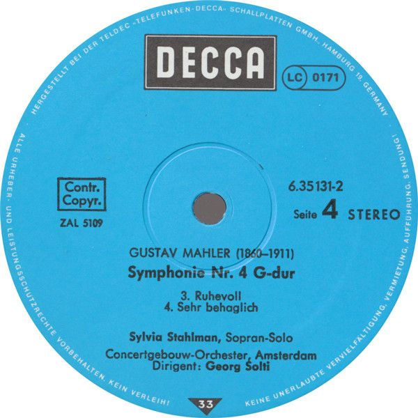 DECCA DK 11511/1-2 - Gustav Mahler, Georg Solti, Sylvia Stahlman - Image 7