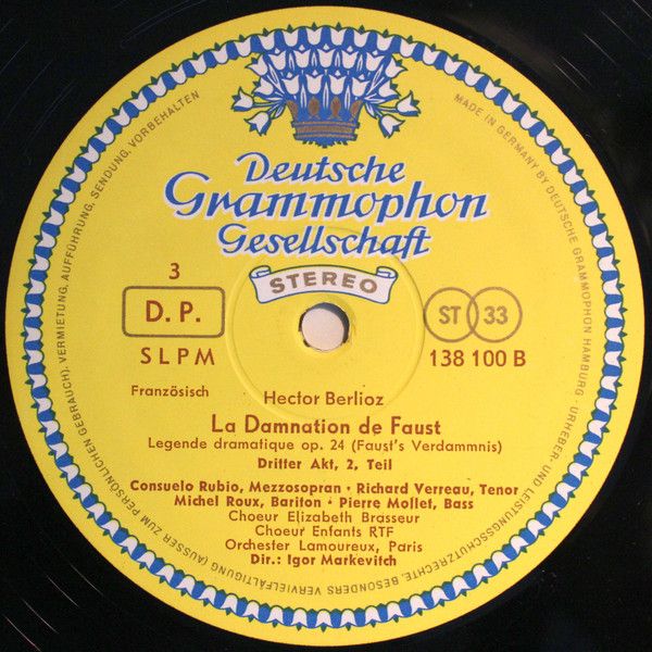 Deutsche Grammophon 138 099/100 SLPM - Hector Berlioz, Igor Mark - Image 5