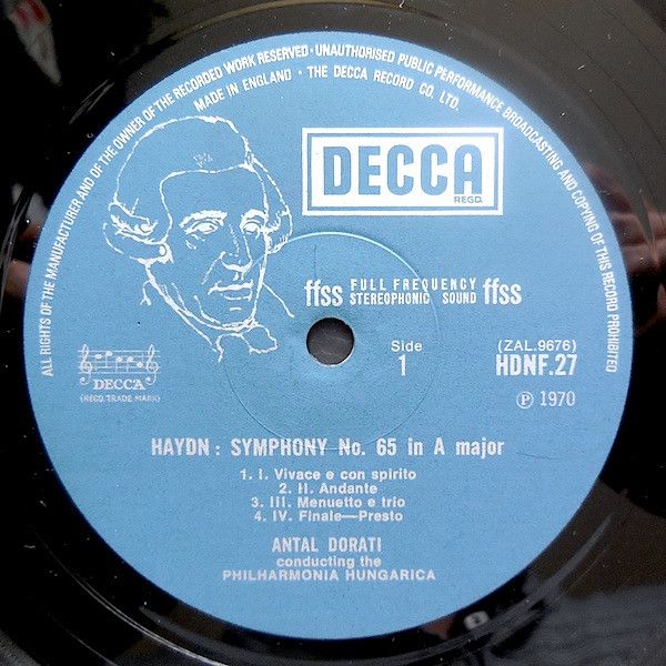 DECCA HDNF 27 - 30 - Joseph Haydn, Philharmonia Hungarica, Antal - Image 5