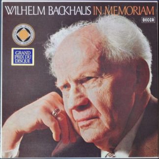 DECCA 66.30009 - Wilhelm Backhaus - Wilhelm Backhaus In Memoriam