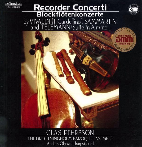 BIS LP-210 - Antonio Vivaldi, Giuseppe Sammartini, Georg Philipp