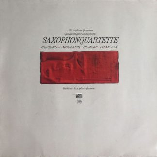 Schwann Musica Mundi VMS 1066 - Berliner Saxophon Quartett, Alex