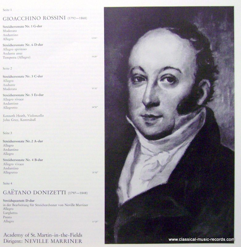 DECCA DK 11568/1-2 - Gioacchino Rossini, The Academy Of St. Mart - Image 2