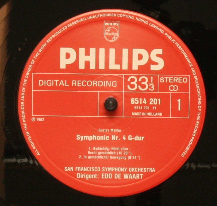Philips 6514 201 - Gustav Mahler, Margaret Price, San Francisco - Image 3