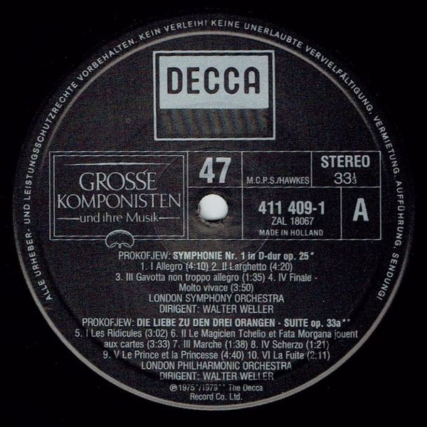 DECCA 411 409-1 - Sergei Prokofiev, Dmitri Shostakovich, London - Image 3