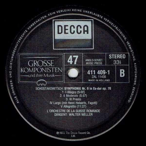 DECCA 411 409-1 - Sergei Prokofiev, Dmitri Shostakovich, London - Image 4