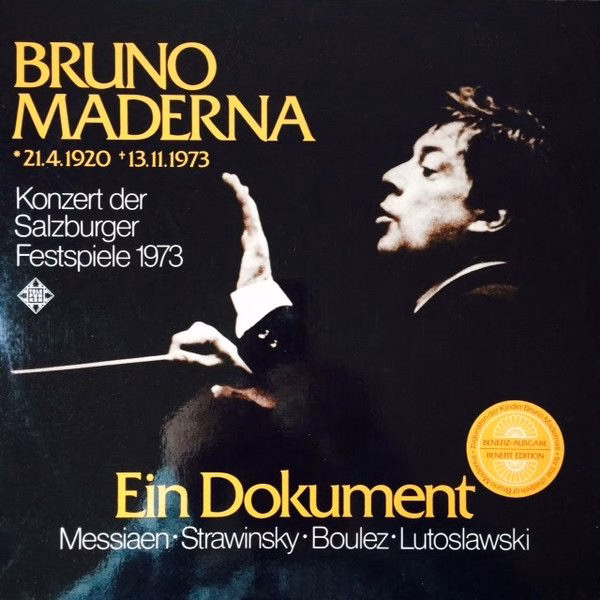 Telefunken 6.48066 EK - Bruno Maderna, Olivier Messiaen, Igor St