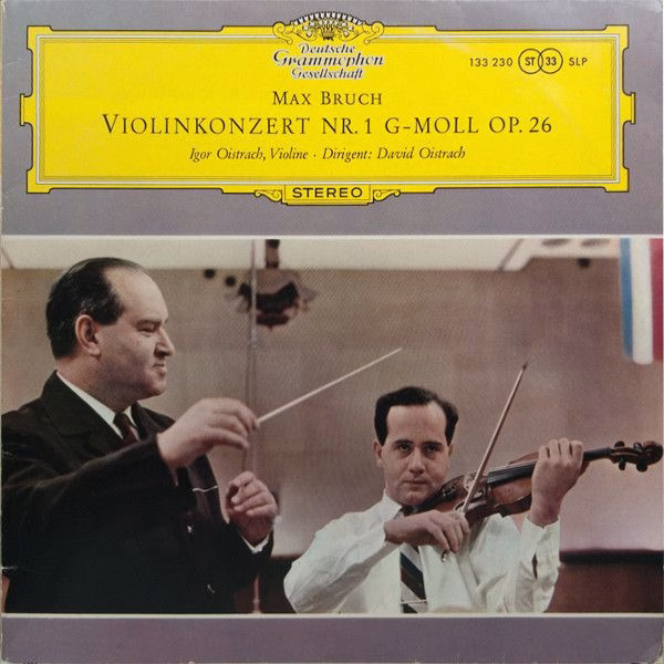 Deutsche Grammophon 133 230 SLP - Max Bruch, Igor Oistrach, Davi