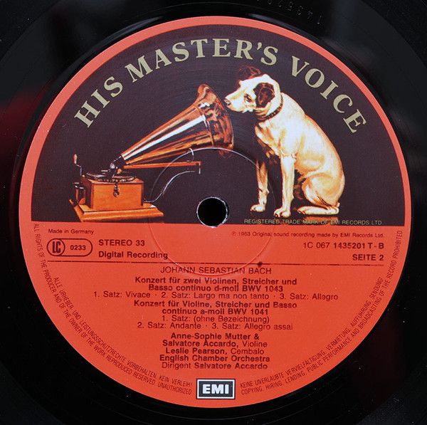 His Master's Voice 1C 067 1435201 - Johann Sebastian Bach, Anne- - Image 6