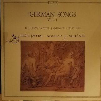 ACCENT ACC 8015 - René Jacobs, Konrad Junghänel, Heinrich Albert