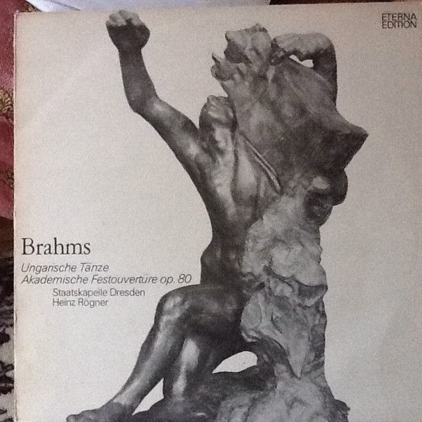Eterna 8 26 560 - Johannes Brahms, Staatskapelle Dresden, Heinz