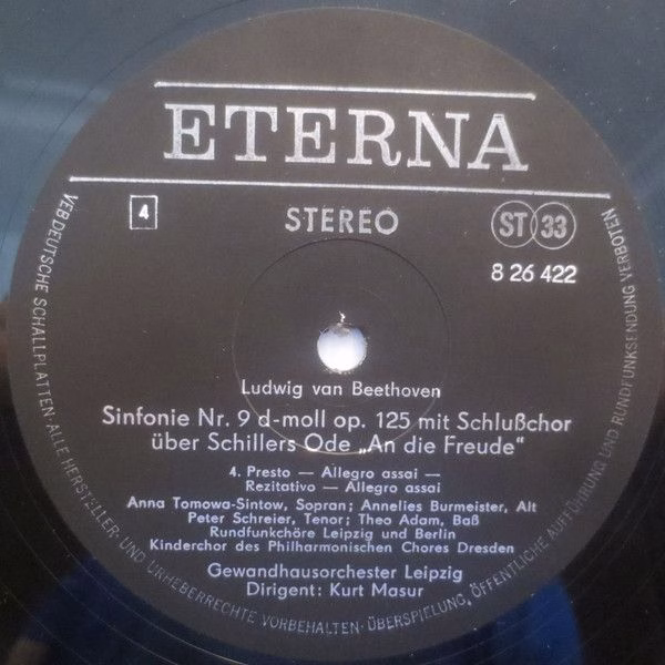 Eterna 8 26 421-422 - Ludwig van Beethoven, Anna Tomowa-Sintow, - Image 12