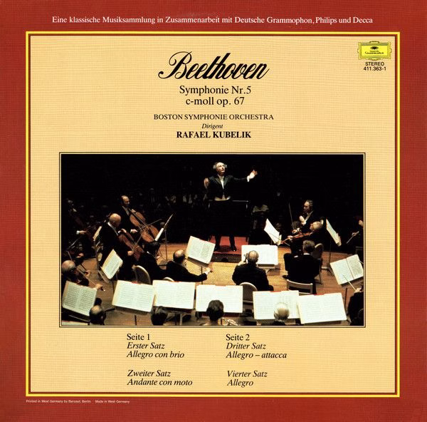 Deutsche Grammophon 411.363-1 - Ludwig van Beethoven, Boston Sym - Image 2