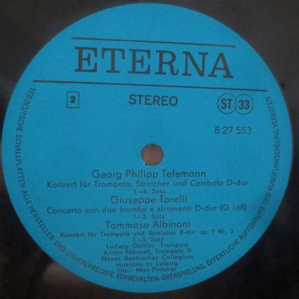 Eterna 8 27 553 - Ludwig Güttler, Neues Bachisches Collegium Mus - Image 4