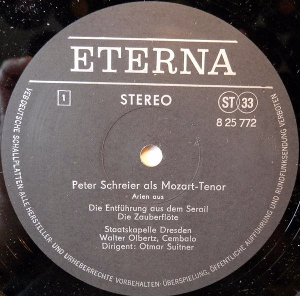 Eterna 8 25 772 - Peter Schreier, Staatskapelle Dresden, Otmar S - Image 3