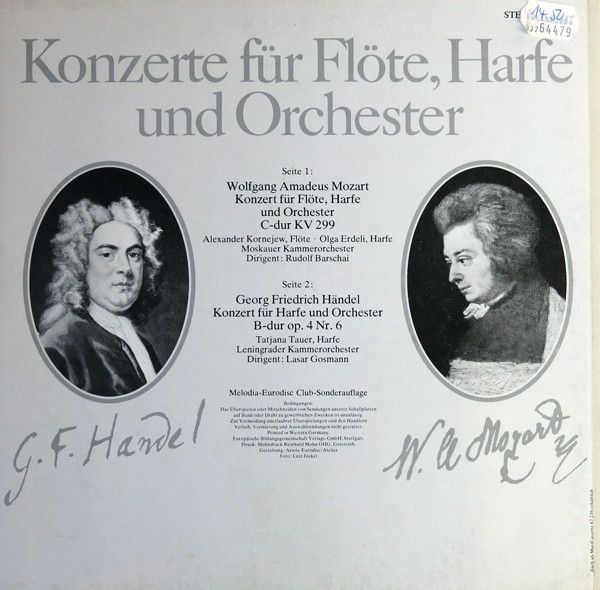 Eurodisc 64 479 - Wolfgang Amadeus Mozart, Georg Friedrich Hände - Image 2