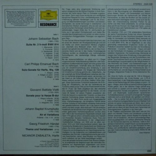 Deutsche Grammophon 2535 228 - Johann Sebastian Bach, Carl Phili - Image 2