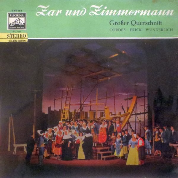 Electrola STE 80 568 - Marcel Cordes, Gottlob Frick, Fritz Wunde