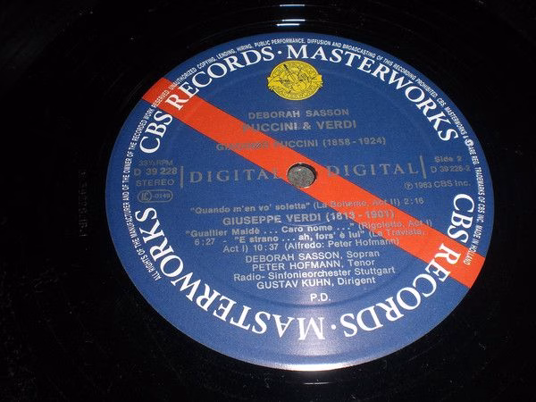 CBS Masterworks CBSCL 40 681 9 - Deborah Sasson, Peter Hofmann - - Image 4