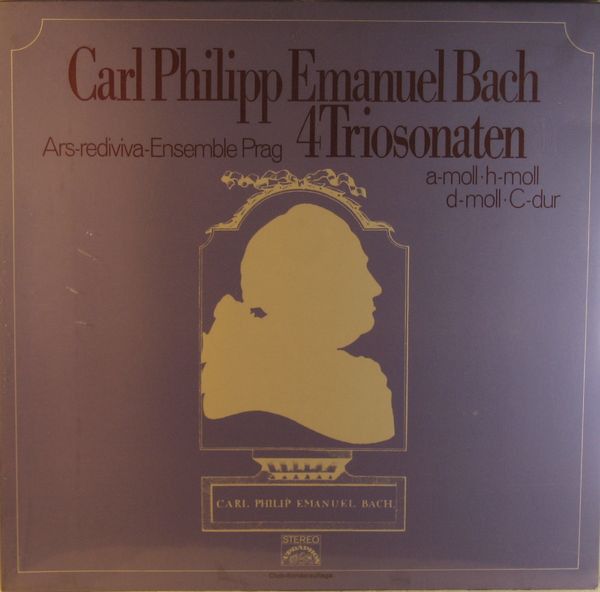 Supraphon 64 289 - Carl Philipp Emanuel Bach, Ars Rediviva Ensem