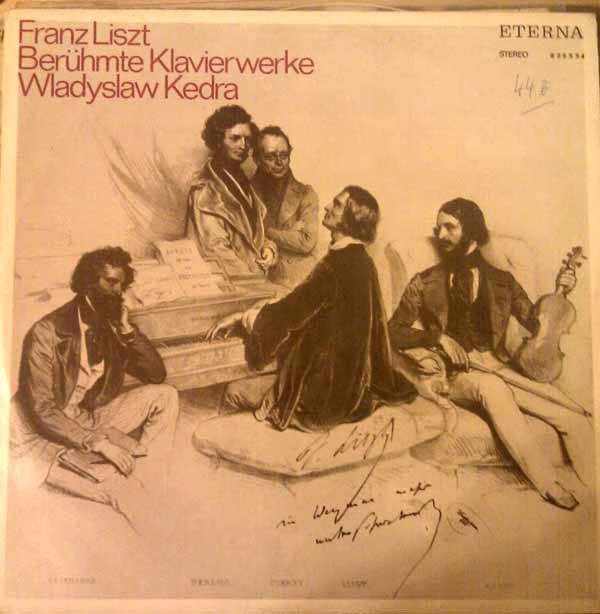 Eterna 8 25 554 - Franz Liszt, Władysław Kędra - Berühmte Klavie
