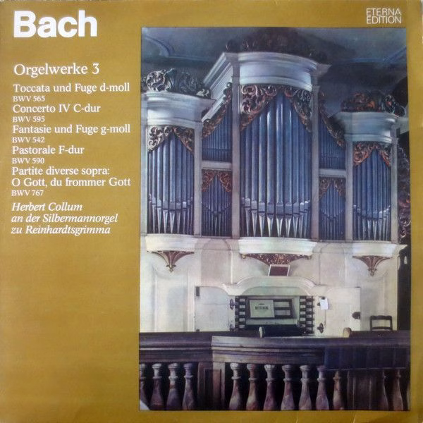 Eterna 8 25 601 - Johann Sebastian Bach, Herbert Collum - Orgelw