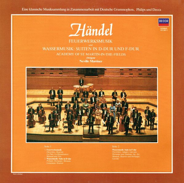DECCA 411 391-1 - Georg Friedrich Händel, The Academy Of St. Mar - Image 2
