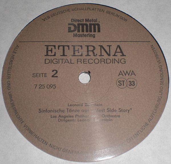 Eterna 7 25 095 - George Gershwin, Leonard Bernstein, Los Angele - Image 4