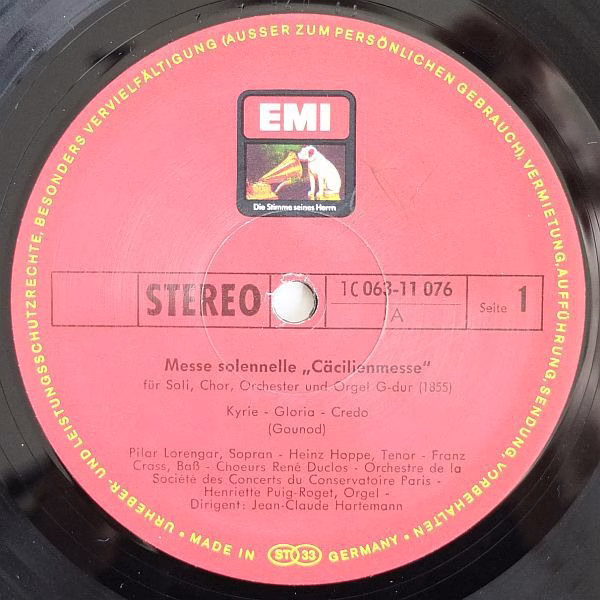 EMI Electrola 1 C 063-11076 - Charles Gounod, Pilar Lorengar, He - Image 3
