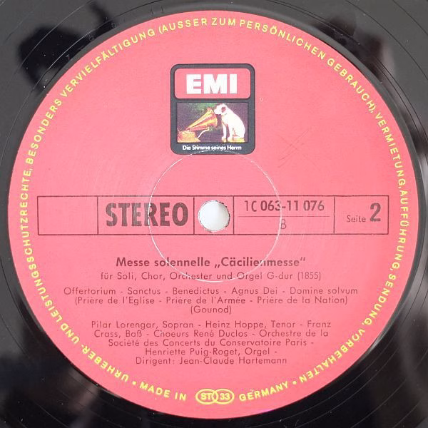 EMI Electrola 1 C 063-11076 - Charles Gounod, Pilar Lorengar, He - Image 4