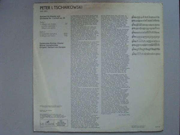 Melodia Eterna 8 26 502 - Pyotr Ilyich Tchaikovsky, Sviatoslav R - Image 3