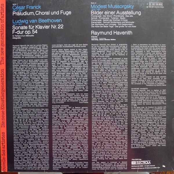 His Master's Voice 1C 057-30 653 - Raymund Havenith, Modest Muss - Image 2