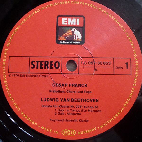 His Master's Voice 1C 057-30 653 - Raymund Havenith, Modest Muss - Image 3