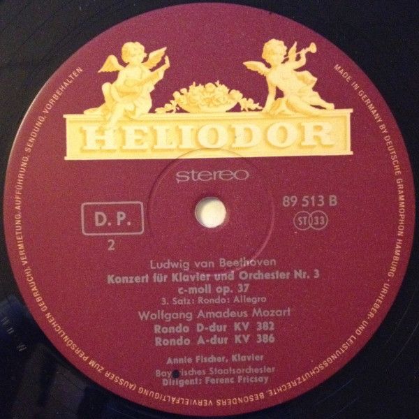 HELIODOR 89 513 - Ludwig van Beethoven, Wolfgang Amadeus Mozart, - Image 3