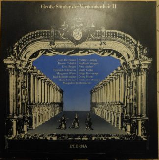 Eterna 8 22 671-672 - Various - Große Sänger Der Vergangenheit I