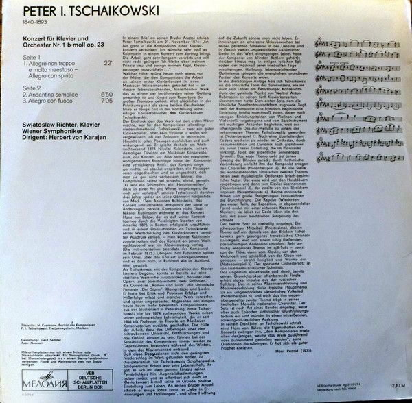 Melodia Eterna 8 26 502 - Sviatoslav Richter, Wiener Symphoniker - Image 2