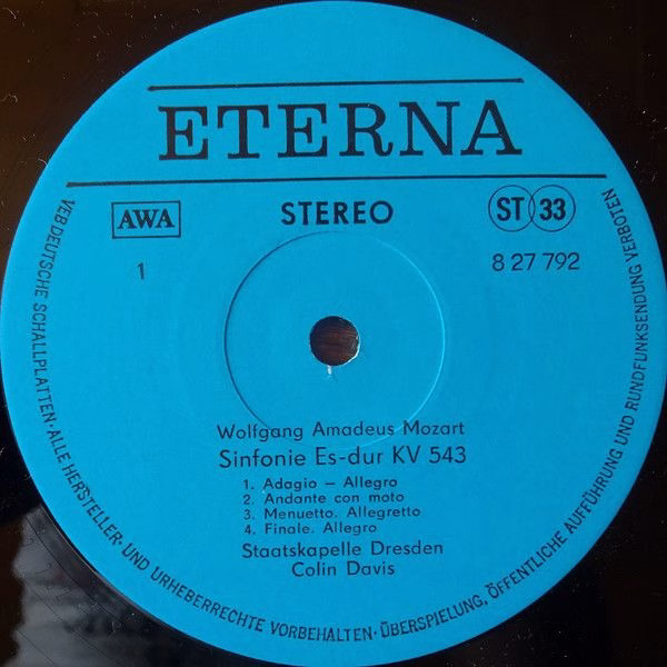 Eterna 8 27 792 - Wolfgang Amadeus Mozart, Staatskapelle Dresden - Image 3