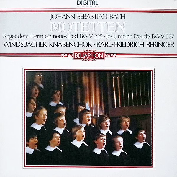 Bellaphon 680-01-005 - Johann Sebastian Bach, Windsbacher Knaben - Image 2