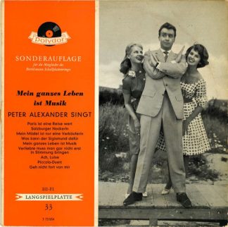 Polydor J 73 534 - Peter Alexander - Mein Ganzes Leben Ist Musik