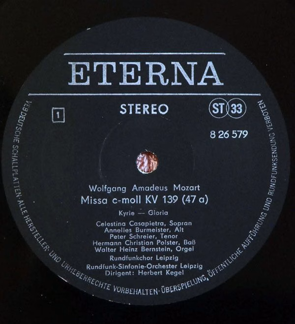 Eterna 8 26 579 - Wolfgang Amadeus Mozart, Rundfunk-Sinfonie-Orc - Image 3