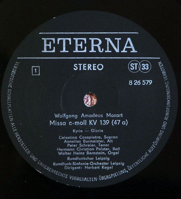 Eterna 8 26 579 - Wolfgang Amadeus Mozart, Rundfunk-Sinfonie-Orc - Image 3