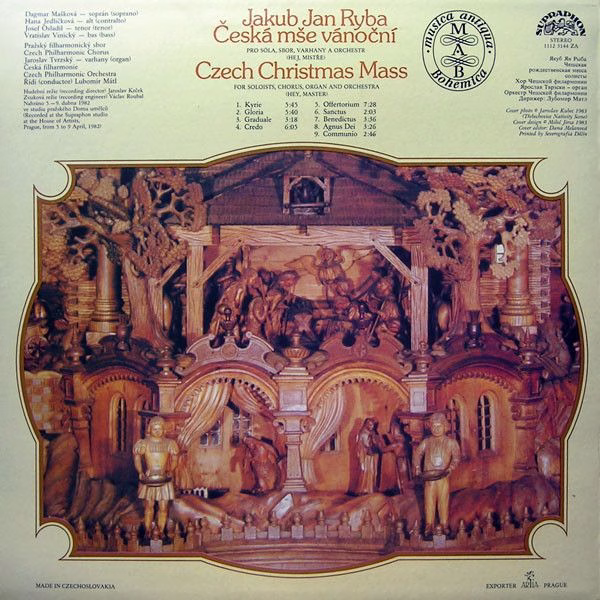 Supraphon 1112 3144 - Jakub Jan Ryba, Czech Philharmonic Chorus, - Image 2