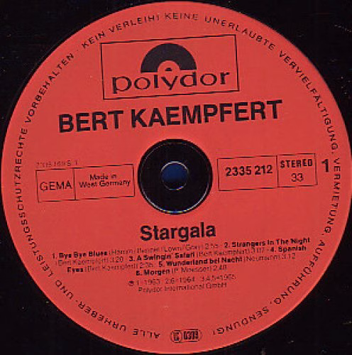 Polydor 2664 453 - Bert Kaempfert - Stargala - Image 4