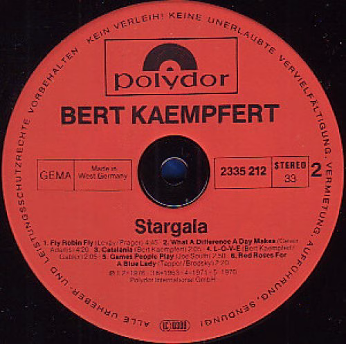 Polydor 2664 453 - Bert Kaempfert - Stargala - Image 5