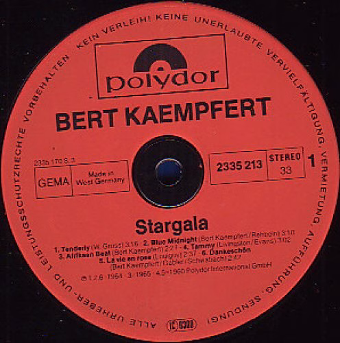 Polydor 2664 453 - Bert Kaempfert - Stargala - Image 6