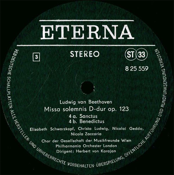 Eterna 8 25 558-559 - Ludwig Van Beethoven - Missa Solemnis D-Du - Image 7