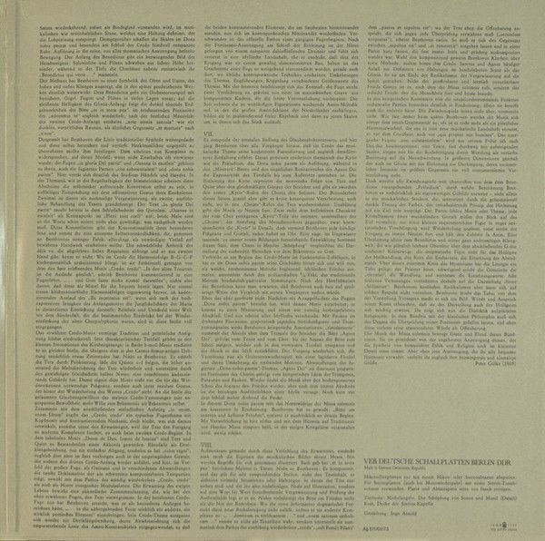 Eterna 8 25 558-559 - Ludwig Van Beethoven - Missa Solemnis D-Du - Image 3