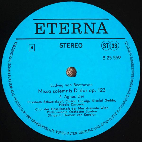 Eterna 8 25 558-559 - Ludwig Van Beethoven - Missa Solemnis D-Du - Image 8
