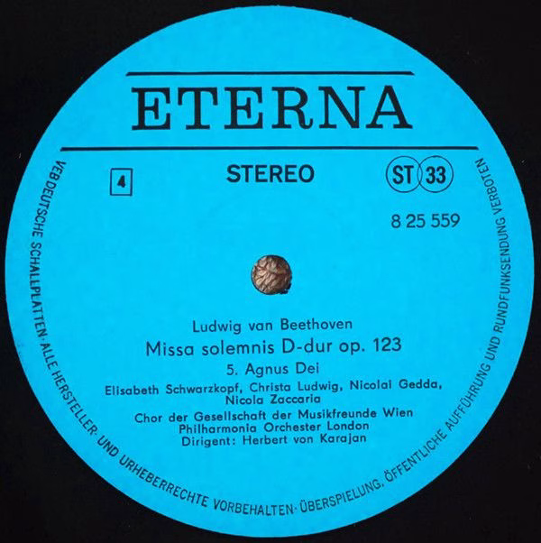 Eterna 8 25 558-559 - Ludwig Van Beethoven - Missa Solemnis D-Du - Image 8